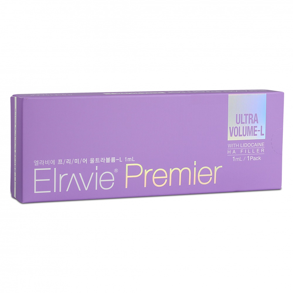 Elravie Premier Ultra Volume-L 1ml HA dermal filler with lidocaine by Humedix