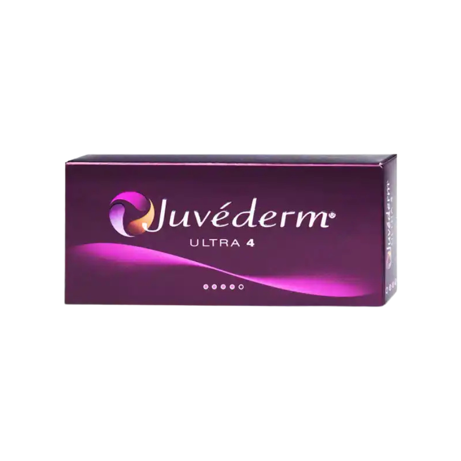 Juvederm Ultra 4 2x1ml — Allergan Hylacross HA filler for deep wrinkles and cheek volume