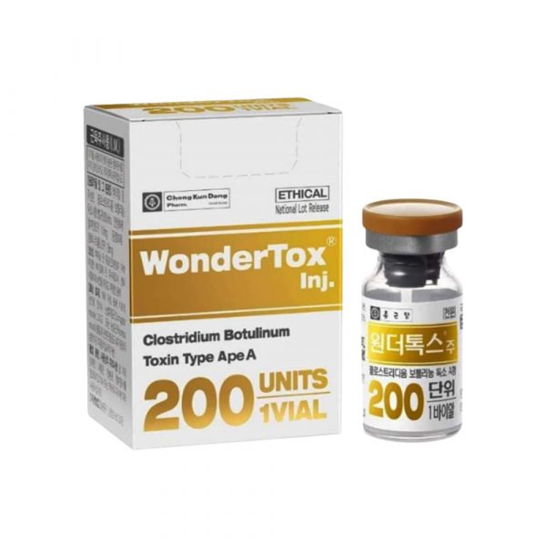 Wondertox 200U Chong Kun Dang Korean 200-unit botulinum toxin vial