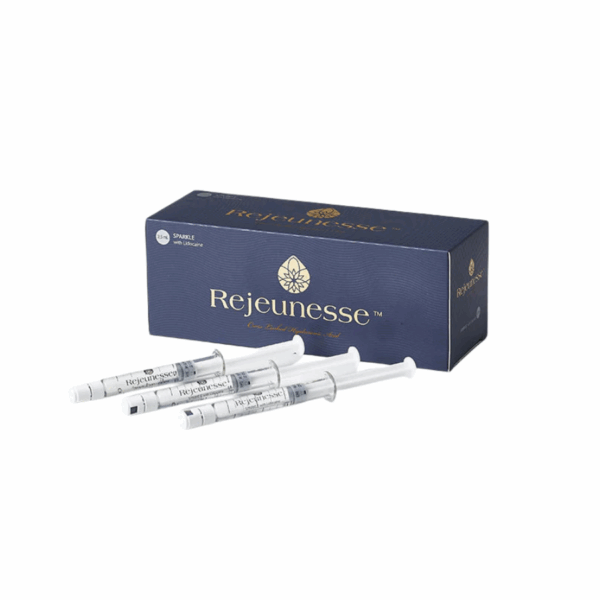 Rejeunesse Sparkle Rejeunesse non-cross-linked HA multi-ingredient skin booster on white background