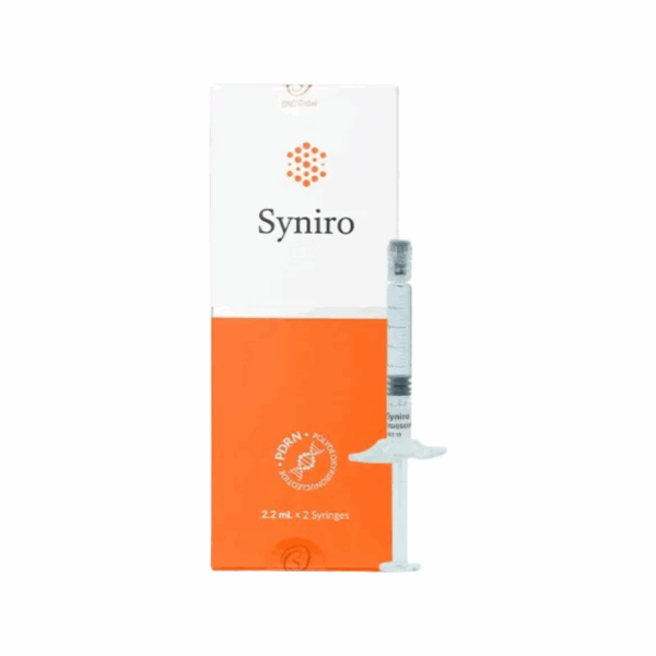 Syniro PDRN 2% 2.2ml*2 Syniro high-concentration PDRN skin regeneration booster on white background