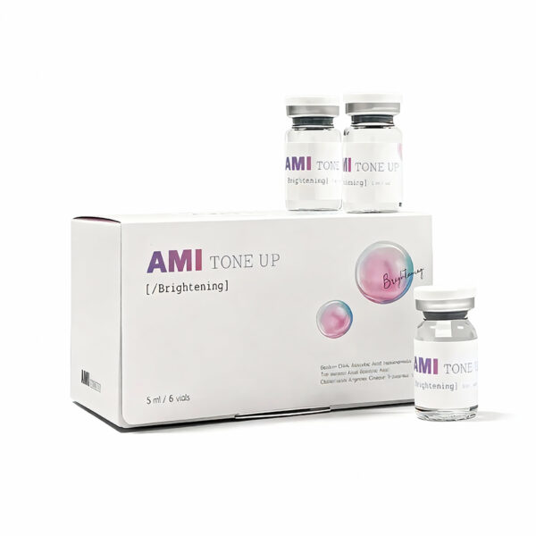 AMI Tone Up 5ml*6 AMI Brightening / tone-correcting skin booster on white background