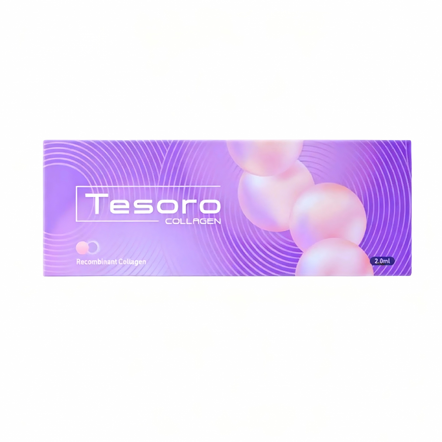 Tesoro Collagen 2.5ml Tesoro Recombinant collagen skin booster on white background