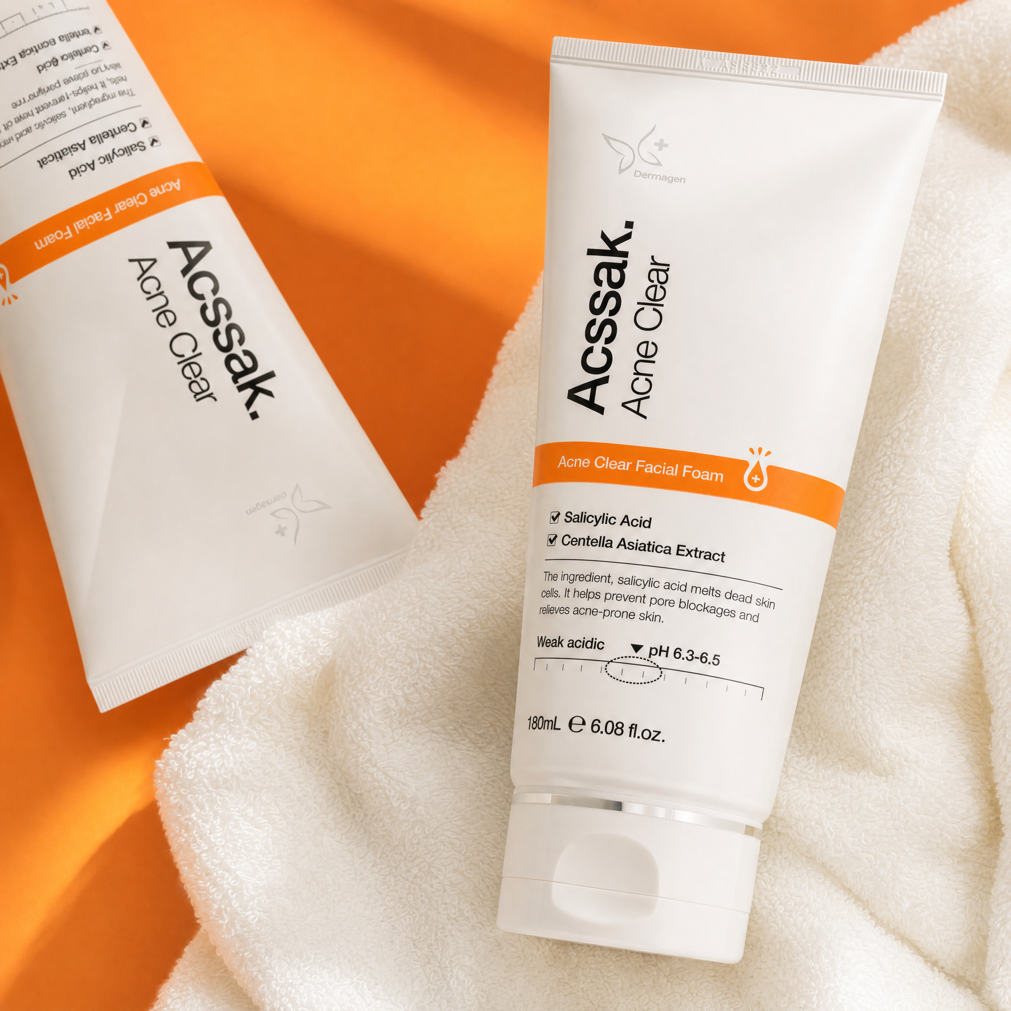 Dermagen Acssak Acne Clear Facial Foam 180ml product