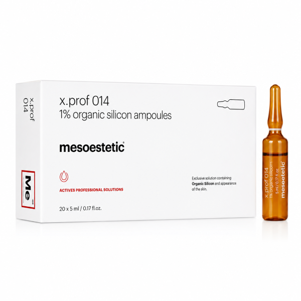 Mesoestetic x.prof 014 1% Organic Silicon Ampoules 20 × 5 mL