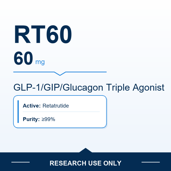 Retatrutide RT60 60 mg research-use product image