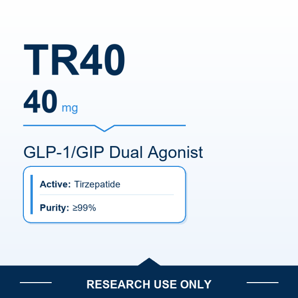 Tirzepatide TR40 40 mg research-use product image