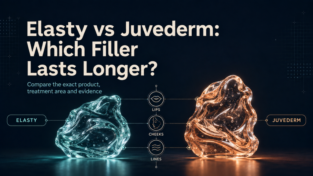 Elasty vs Juvederm: Which Filler Lasts Longer? Compare the exact product, treatment area and evidence