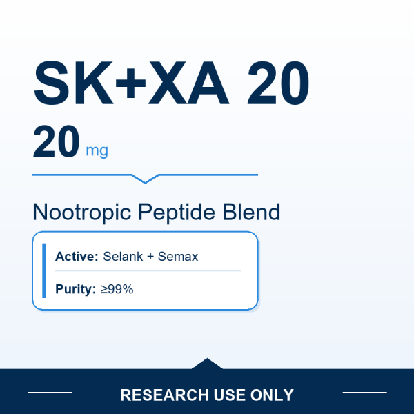 Selank and Semax 20 mg research-use product image