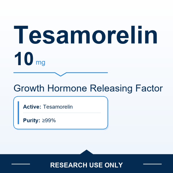 Tesamorelin 10 mg research-use product image